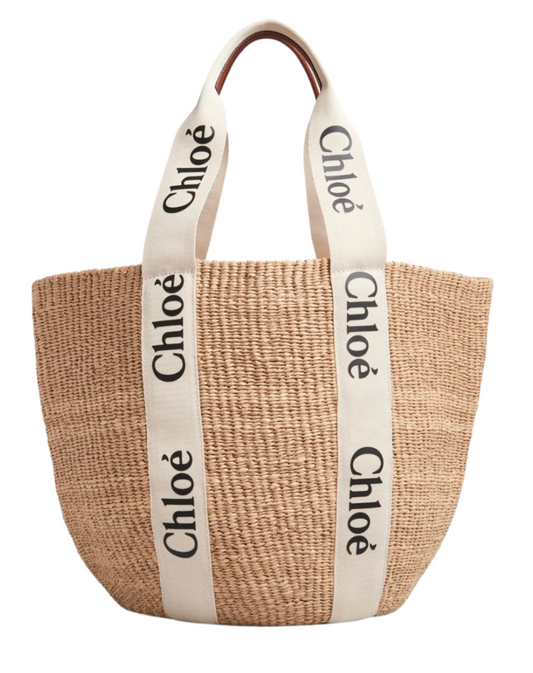 LARGE WODDY BASKET chloè
