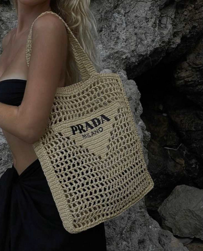 Raffia Tote Bag