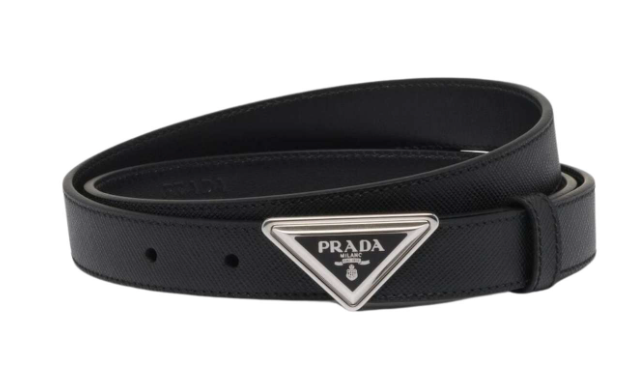 Saffiano Thin Belt