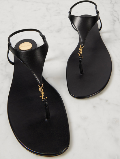 Saint Laurent Cassandra leather sandals