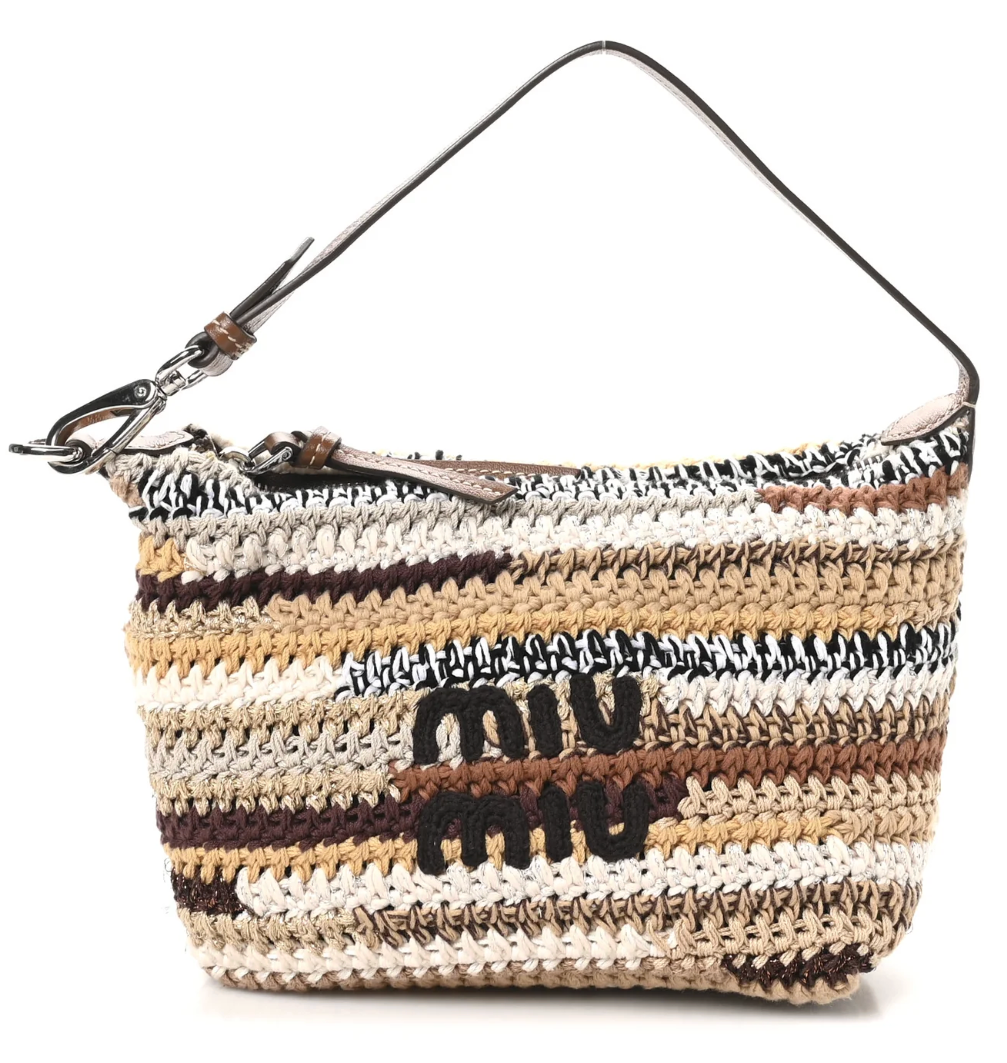 Miu Miu crochet shoulder bag