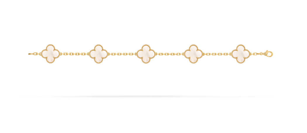 Vintage Alhambra bracelet, 5 motifs