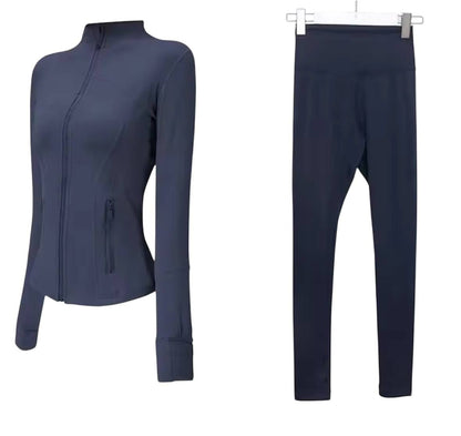 סט ארוך לימון - טייץ וג'קט