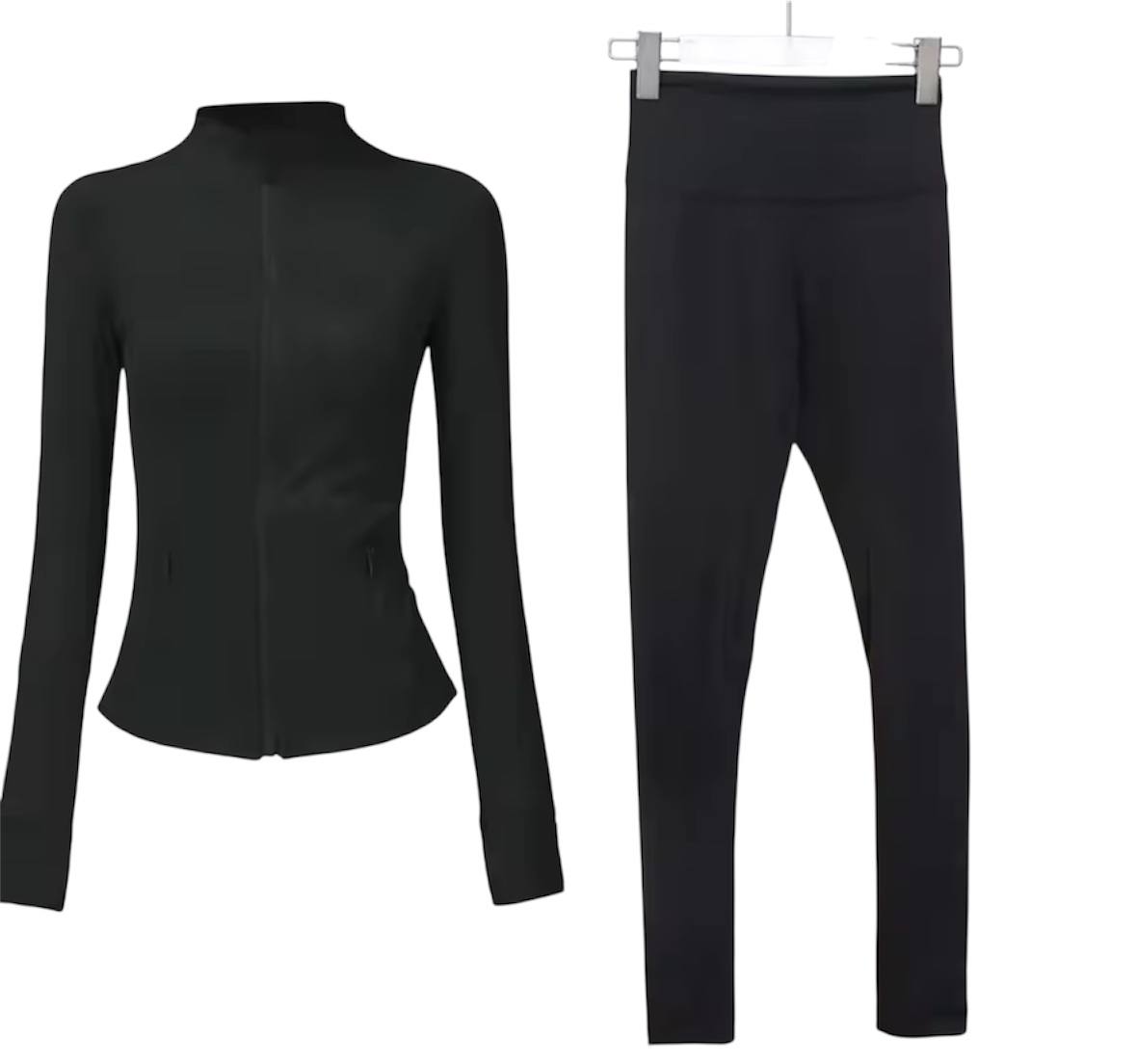 סט ארוך לימון - טייץ וג'קט