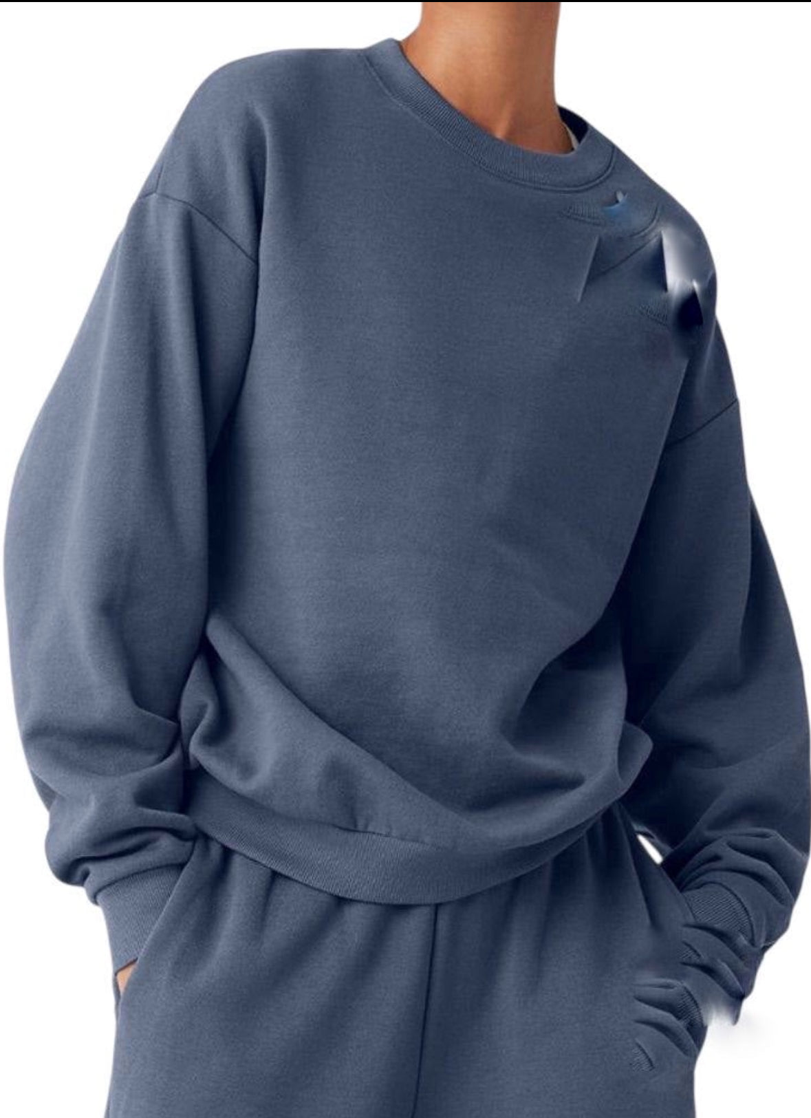 סט מכנס ופוטר טרנינג יוגה