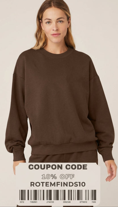 סט מכנס ופוטר טרנינג יוגה