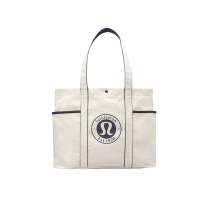 Canvas Tote Bag - תיק לארג׳ לולו לימון