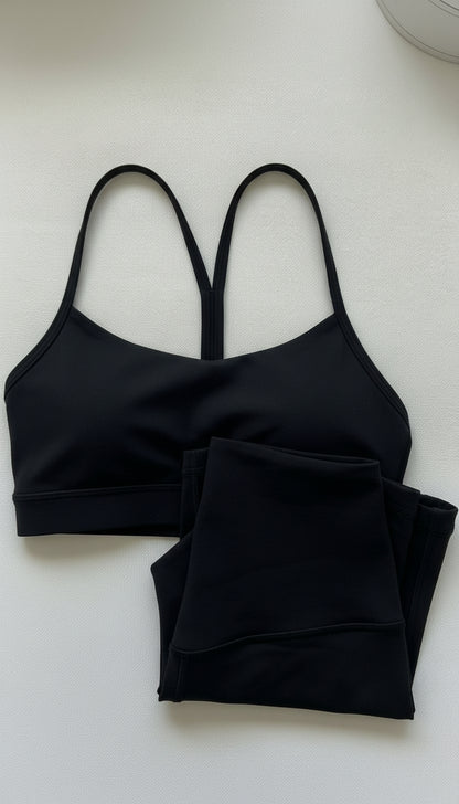 סט לימון ארוך - טופ וטייץ